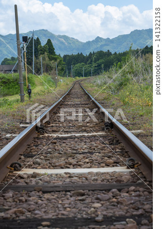 A view of Minami Aso Shirakawa Suigen Station and a level crossing on the Minami Aso Railway, Kumamoto Prefecture. A view of Minami Aso Shirakawa Suigen Station and a level crossing on the Minami Aso Railway, Kumamoto Prefecture. 141322158