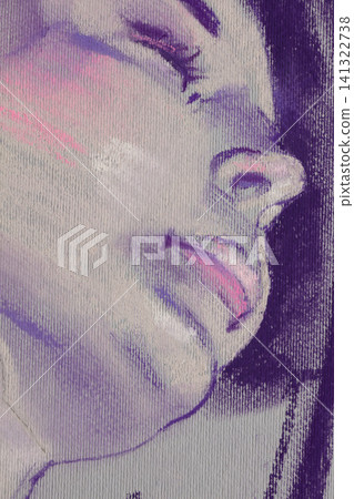 oil painting, portrait of a beautiful young woman oil painting, portrait of a beautiful young woman 141322738