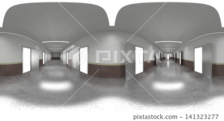 empty room, spherical panorama of the interior, 3D illustration empty room, spherical panorama of the interior, 3D illustration 141323277