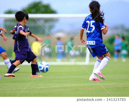 Soccer team practice Soccer team practice 141323785