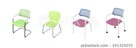 chair isolate on a transparent background, interior furniture, 3D illustration, cg render chair isolate on a transparent background, interior furniture, 3D illustration, cg render 141324255