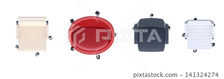 chair isolate on a transparent background, interior furniture, 3D illustration, cg render chair isolate on a transparent background, interior furniture, 3D illustration, cg render 141324274