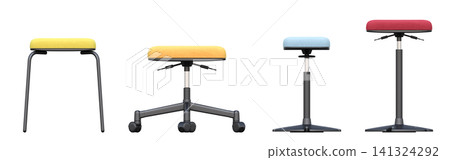 chair isolate on a transparent background, interior furniture, 3D illustration, cg render chair isolate on a transparent background, interior furniture, 3D illustration, cg render 141324292