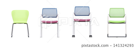 chair isolate on a transparent background, interior furniture, 3D illustration, cg render chair isolate on a transparent background, interior furniture, 3D illustration, cg render 141324293