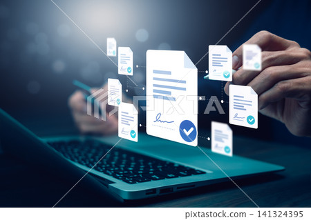 Digital Document Approval Workflow with Electronic Signature Verification Digital Document Approval Workflow with Electronic Signature Verification 141324395