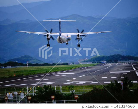 Airplane landing 141324560