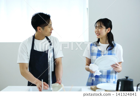 Kitchen - Male and Female Image Kitchen - Male and Female Image 141324841