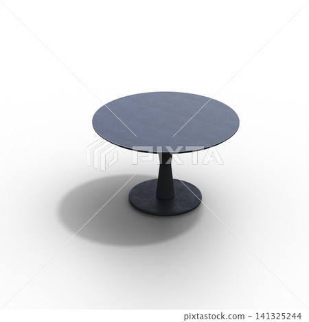 diner table isolated on transparent background, 3D illustration, cg render diner table isolated on transparent background, 3D illustration, cg render 141325244