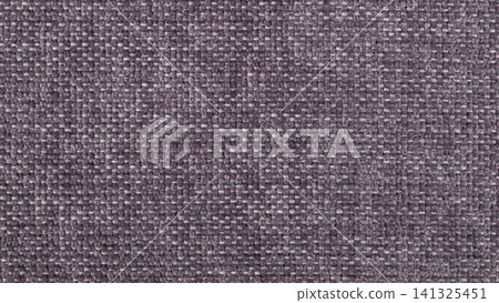 Close-up texture of coarse Purple upholstery fabric 141325451