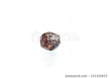 garnet mineral stone macro on white background garnet mineral stone macro on white background 141326655
