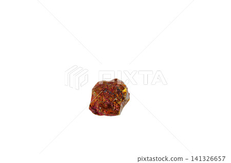chalcopyrite mineral stone macro on white background chalcopyrite mineral stone macro on white background 141326657