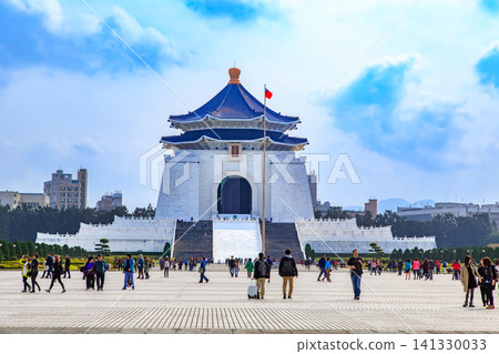 Streetscape of Taiwan in 2015: Taipei City, Chiang Kai-shek Memorial Hall Streetscape of Taiwan in 2015: Taipei City, Chiang Kai-shek Memorial Hall 141330033