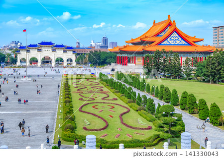 2015年台灣街景:台北市,中正紀念公園 2015年台灣街景:台北市,中正紀念公園 141330043