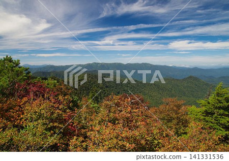 The magnificent mountain range of Aizu-Komagatake as seen from Taishakuyama. The magnificent mountain range of Aizu-Komagatake as seen from Taishakuyama. 141331536