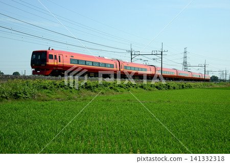 Express train heading towards Nikko 141332318