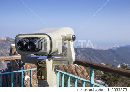 telescope, binoculars, mountain 141333275
