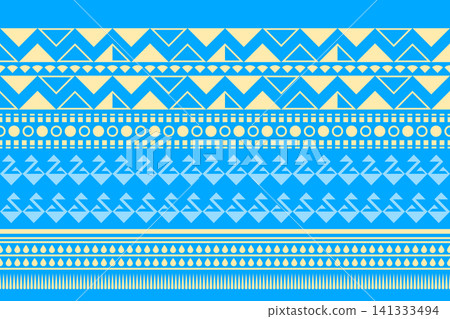 Seamless geometric ethnic oriental pattern. Geometric ethnic pattern. Ethnic pattern design for fabric, clothing, textile, wrapping, background, wallpaper, carpet, print, embroidery style Seamless geometric ethnic oriental pattern. Geometric ethnic pattern. Ethnic pattern design for fabric, clothing, textile, wrapping, background, wallpaper, carpet, print, embroidery style 141333494