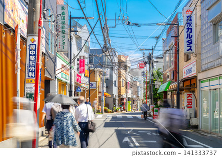 Nikko Shopping Street, in front of Myorenji Station on the Tokyu Toyoko Line Nikko Shopping Street, in front of Myorenji Station on the Tokyu Toyoko Line 141333737