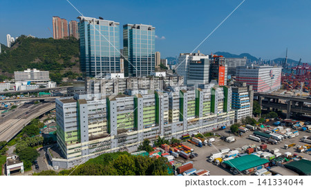 Hong Kong, July 10 2026 Kai Tak New Acute Hospital Construction Site At Night Hong Kong, July 10 2026 Kai Tak New Acute Hospital Construction Site At Night 141334044