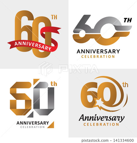 set of number 60 years anniversary celebration set of number 60 years anniversary celebration 141334600