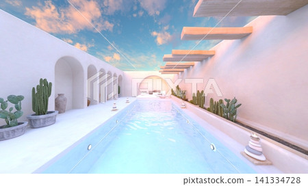 House with pool 141334728