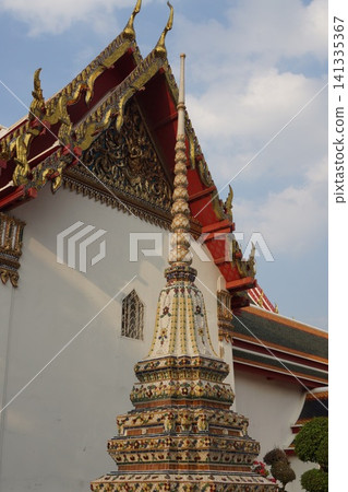 Wat Pho building in Bangkok, Thailand Wat Pho building in Bangkok, Thailand 141335367