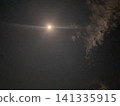 Night sky illuminated by moonlight 141335915