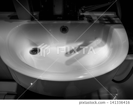 Bathroom sink - monochrome Bathroom sink - monochrome 141336416