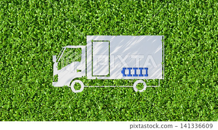 Paper art inspired by an environmentally friendly lifestyle and electric vehicles. Paper art inspired by an environmentally friendly lifestyle and electric vehicles. 141336609