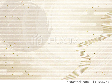 Japanese pattern and washi paper background 141336737