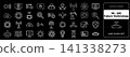 Artificial Intelligence and Future Technology Outline Icon Set with AI, Robotics and Smart Tech Icons 141338273