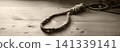A loop made from old thick rope 141339141