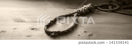 A loop made from old thick rope A loop made from old thick rope 141339141