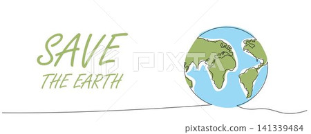 One continuous line drawing of Earth globe.World map doodle line drawing. Earth map hand drawn symbol. Isolated on white background One continuous line drawing of Earth globe.World map doodle line drawing. Earth map hand drawn symbol. Isolated on white background 141339484