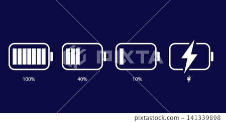 Battery charge level Battery charge level 141339898