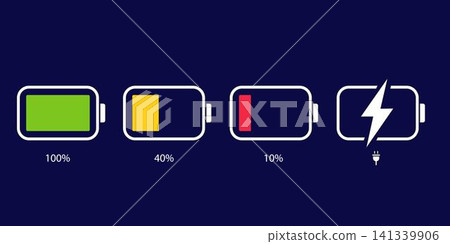 Battery charge level 141339906