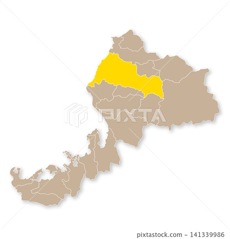 福井縣及福井市地圖 福井縣及福井市地圖 141339986