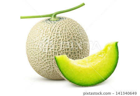 Realistic illustration of a melon Realistic illustration of a melon 141340649