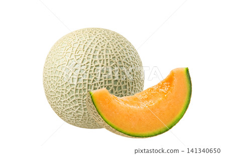 Realistic illustration of a melon Realistic illustration of a melon 141340650