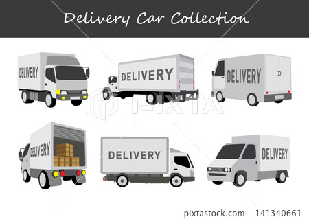 delivery car collection delivery car collection 141340661