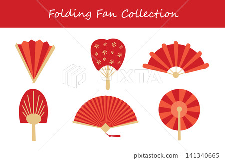 folding fan collection folding fan collection 141340665