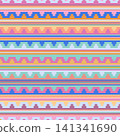 Abstract pattern of modern design. Idea for fabric, textiles, or clothing. A print option for covers, banners, flyers, stickers and creative ideas 141341690