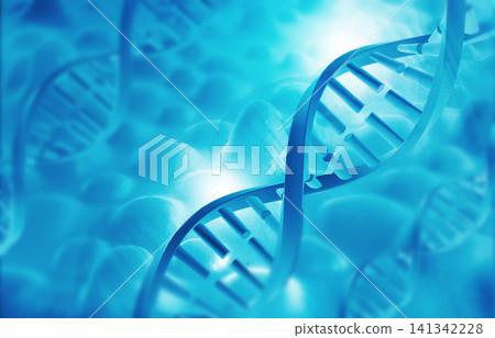 Dna molecule on science Dna molecule on science 141342228