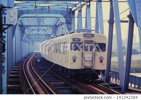 Tobu Railway, special group train "Tabiji", 8000 series 8401 and others, Kosuge, October 18, 1980. Tobu Railway, special group train "Tabiji", 8000 series 8401 and others, Kosuge, October 18, 1980. 141342384