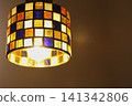 Stained glass style pendant light 141342806