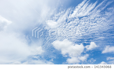beautiful blue sky with clouds background beautiful blue sky with clouds background 141343068