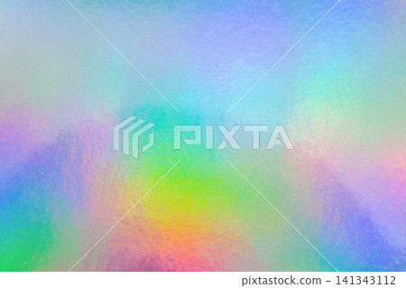 Holographic rainbow foil iridescent texture abstract hologram background 141343112