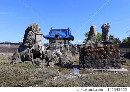 Mizushima Ryujin Shrine, a scenic spot Mizushima Ryujin Shrine, a scenic spot 141343665