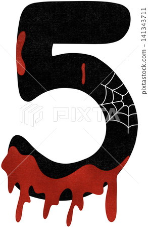 halloween number 5 design halloween number 5 design 141343711