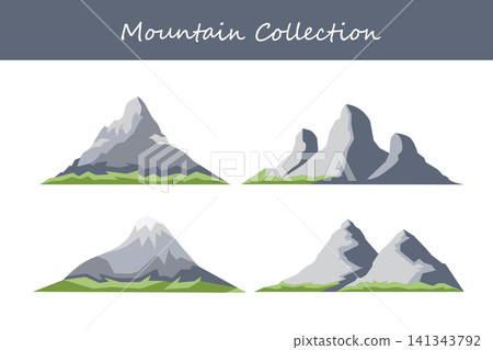 mountain collection mountain collection 141343792